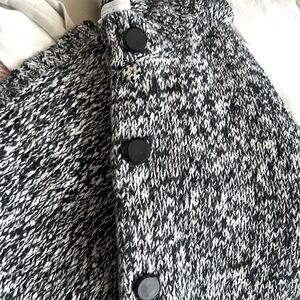 CHARTER CLUB size 1X black and white sweater. I wear a Size M nice & snuggly